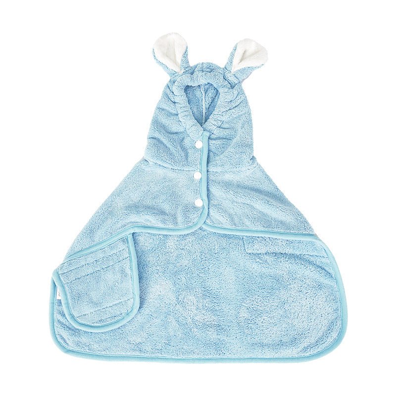 New Quick - Drying Absorbent Pet Bathrobe Towel - Pawtique