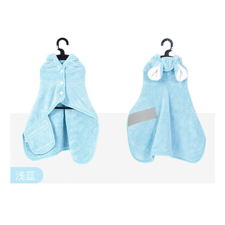 New Quick - Drying Absorbent Pet Bathrobe Towel - Pawtique