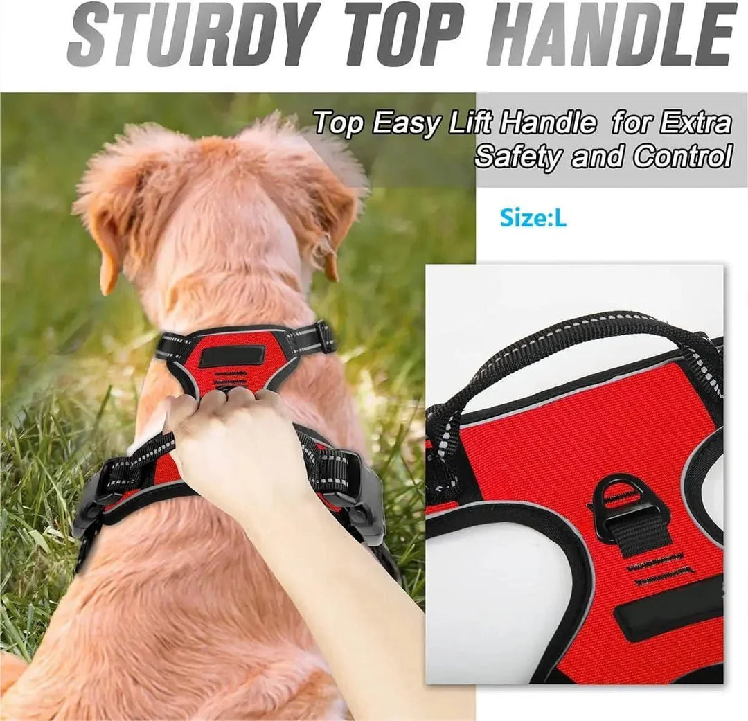 No Pull Dog Harness – For Large Dogs with Front Clip - Pawtique