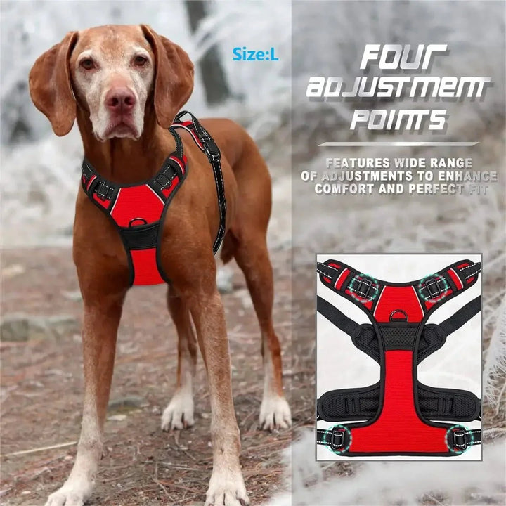No Pull Dog Harness – For Large Dogs with Front Clip - Pawtique