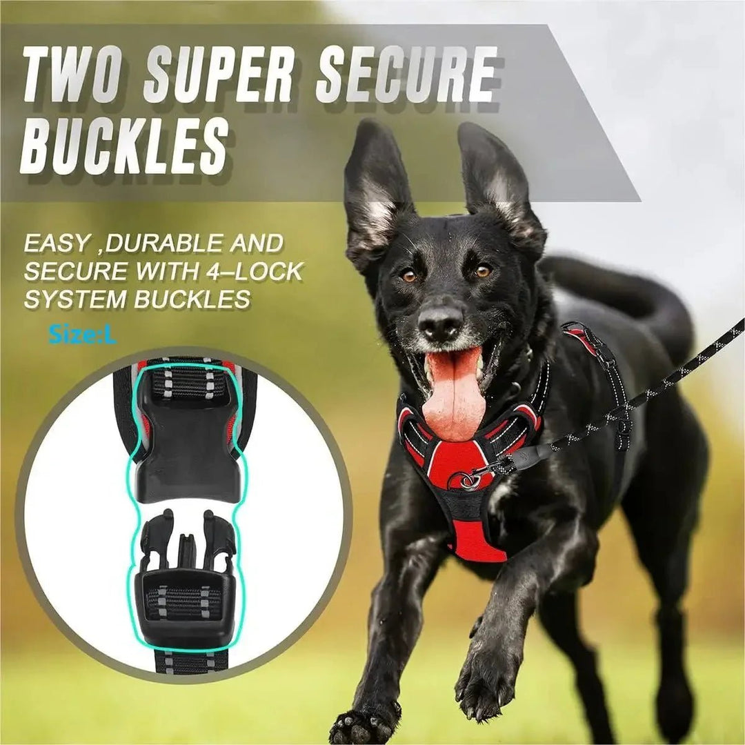 No Pull Dog Harness – For Large Dogs with Front Clip - Pawtique