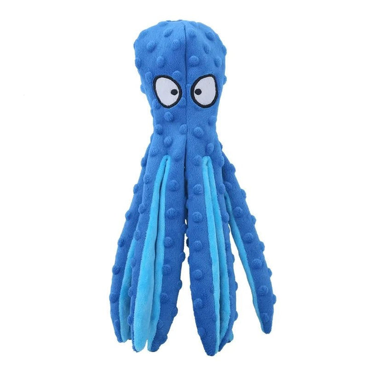 Octopus Plush Squeaky Dog Toy - Pawtique