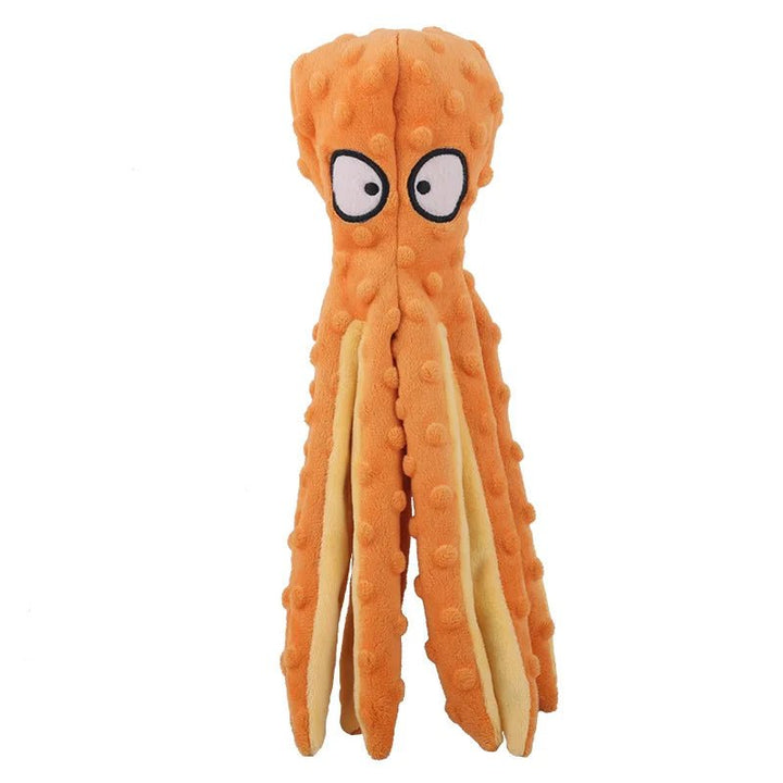 Octopus Plush Squeaky Dog Toy - Pawtique