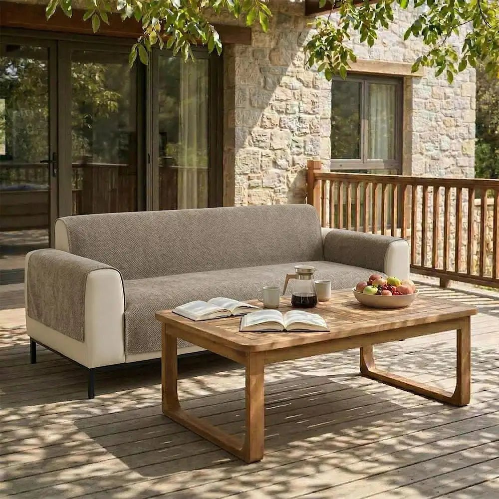 One-Piece Chenille Scratch-Resistant Durable Water-Repellent Non-Slip Couch Cover - Pawtique