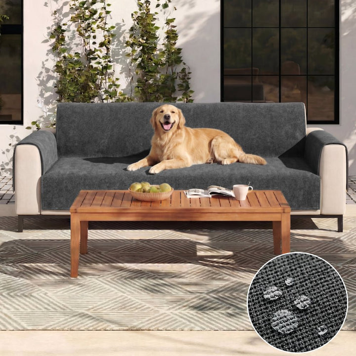 One-Piece Chenille Scratch-Resistant Durable Water-Repellent Non-Slip Couch Cover - Pawtique