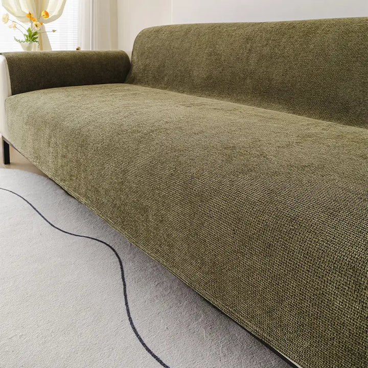 One-Piece Chenille Scratch-Resistant Durable Water-Repellent Non-Slip Couch Cover - Pawtique