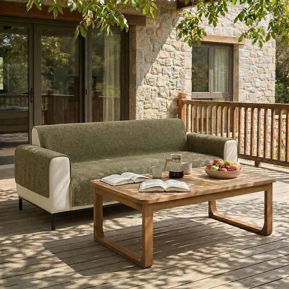 One-Piece Chenille Scratch-Resistant Durable Water-Repellent Non-Slip Couch Cover - Pawtique