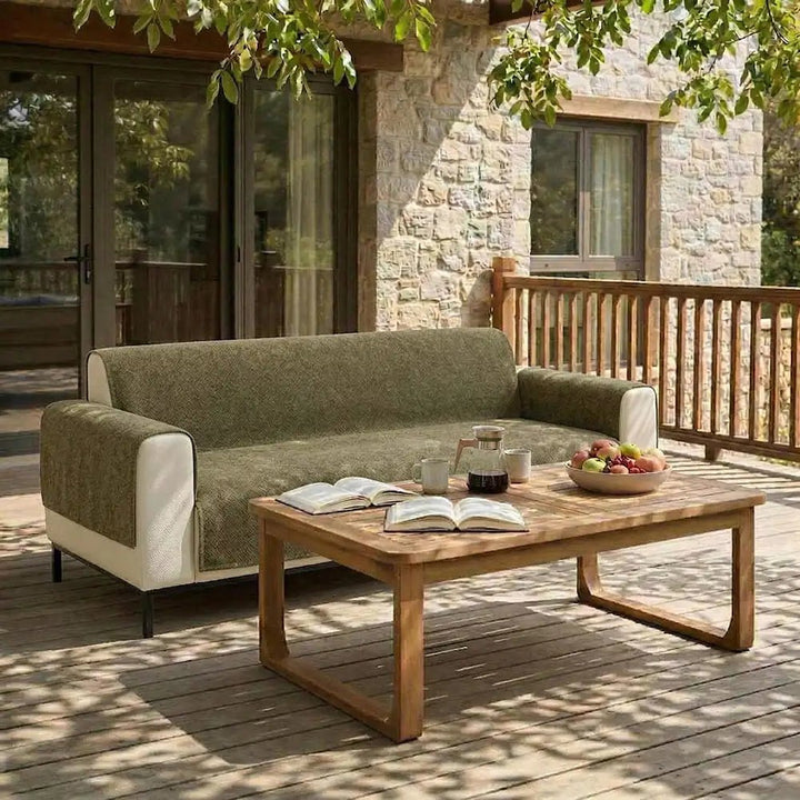 One-Piece Chenille Scratch-Resistant Durable Water-Repellent Non-Slip Couch Cover - Pawtique