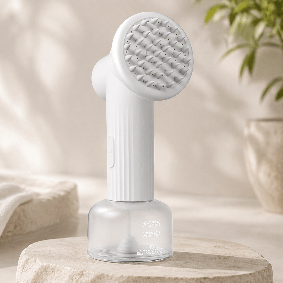 One-Touch Foaming Pet Bath Brush - Pawtique