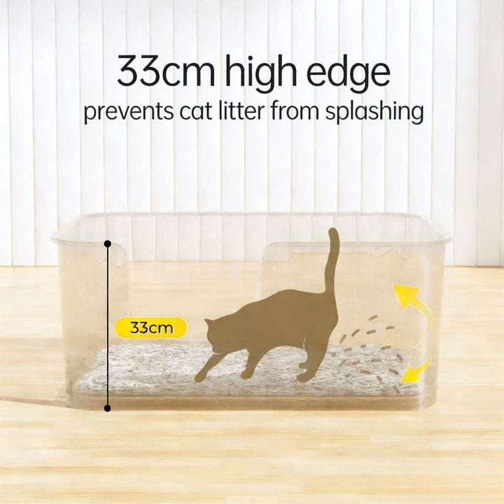 Open Top Cat Litter Box - Pawtique