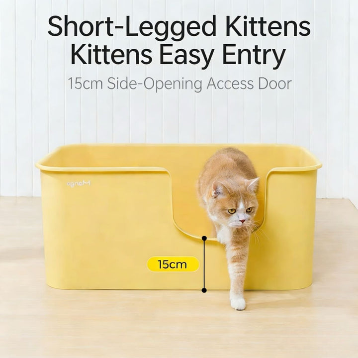 Open Top Cat Litter Box - Pawtique