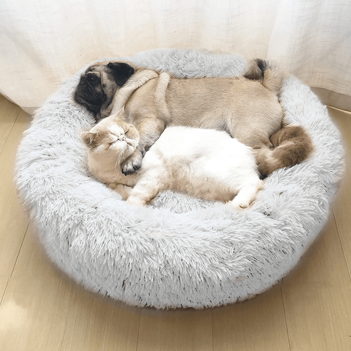 Original Calming Donut Cuddler Cat and Dog Bed - Pawtique
