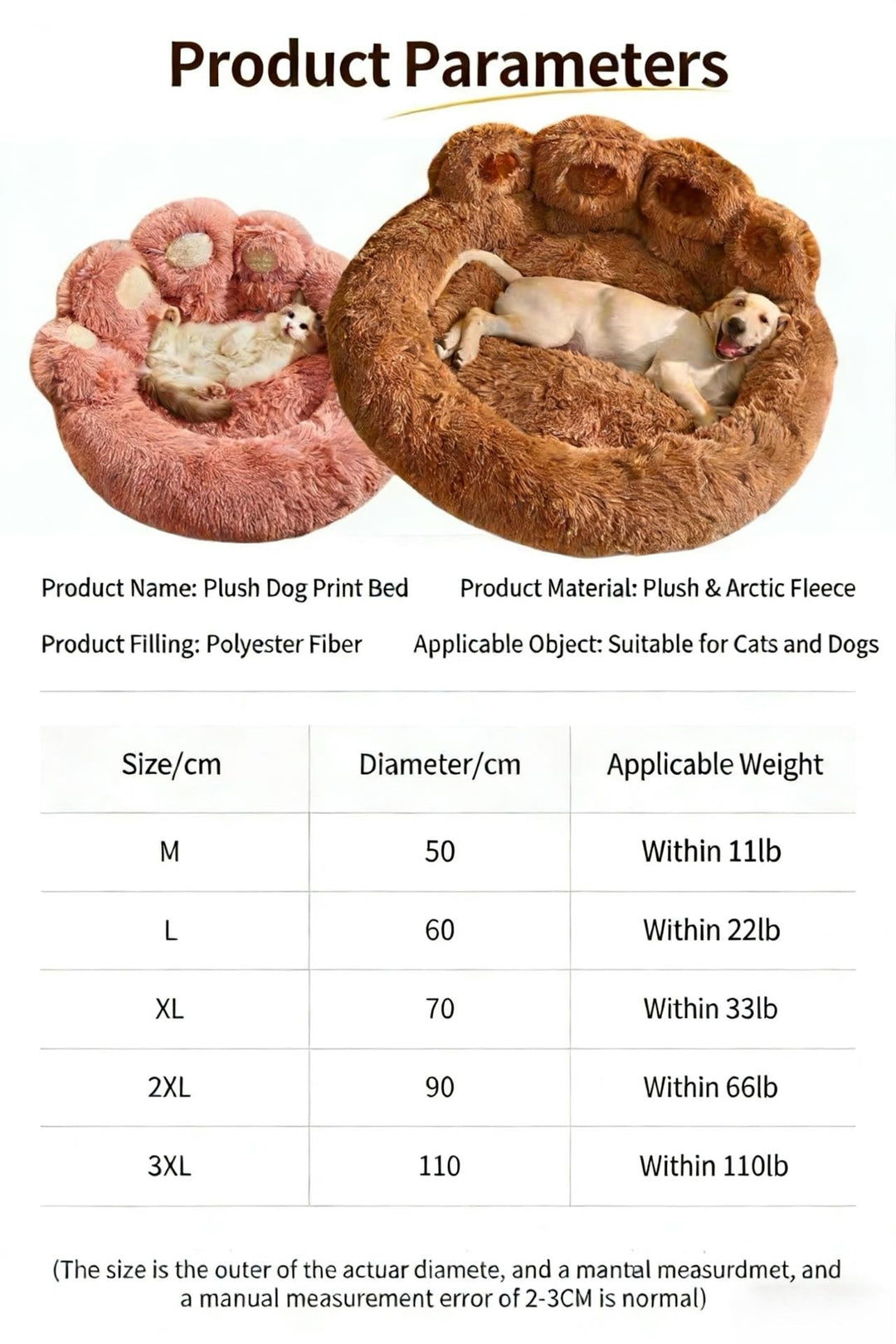 Paw - Shaped Dog Bed - Pawtique