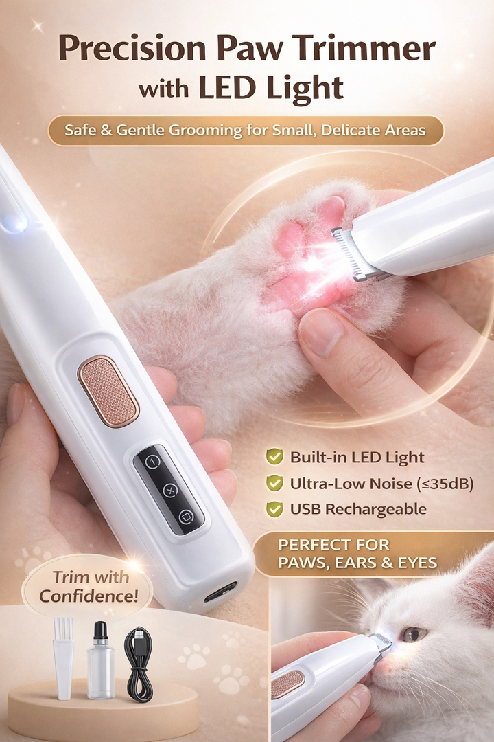 Precision Paw Trimmer with LED Light