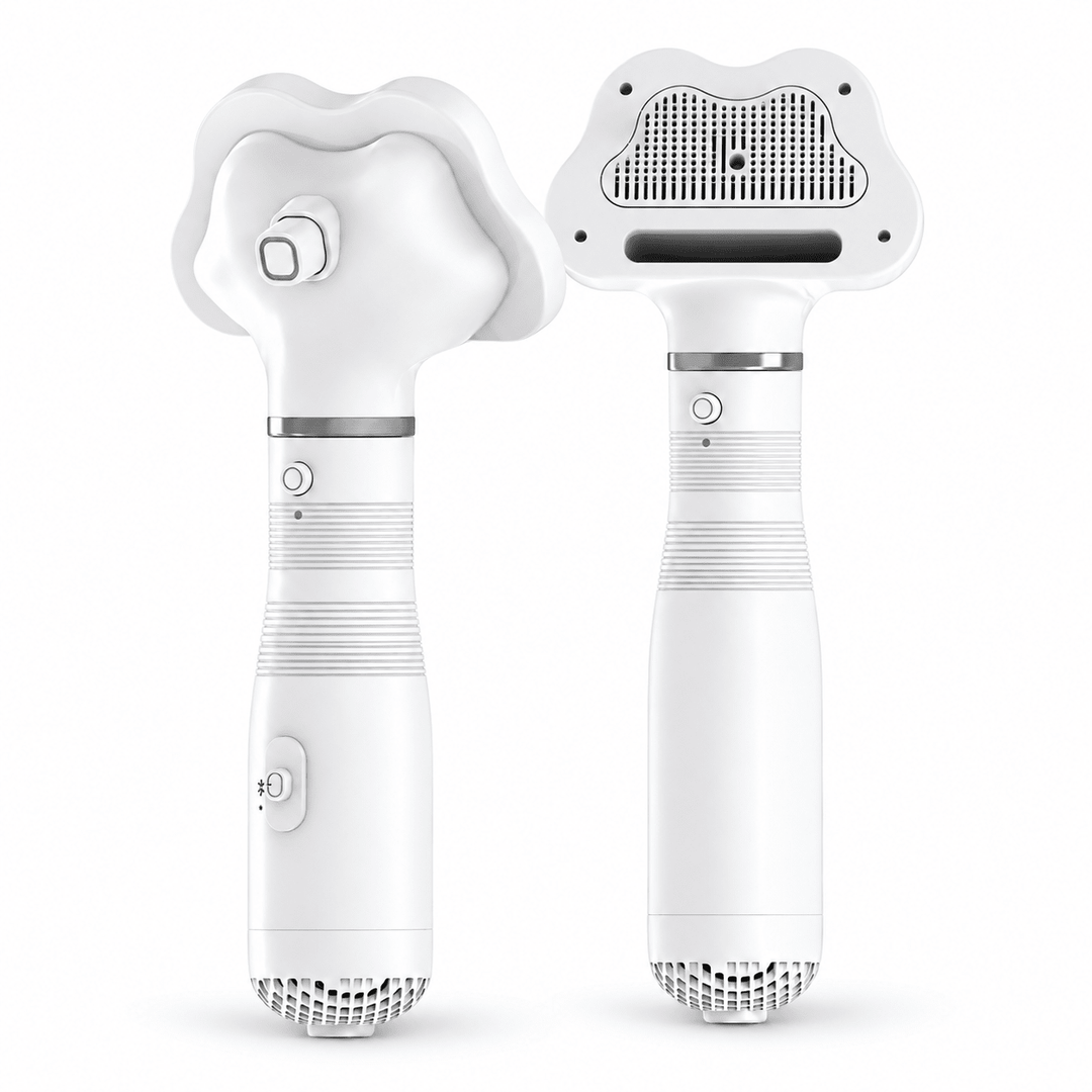 Pawtique AirGroom™ 3-in-1 Pet Dryer Brush - Pawtique