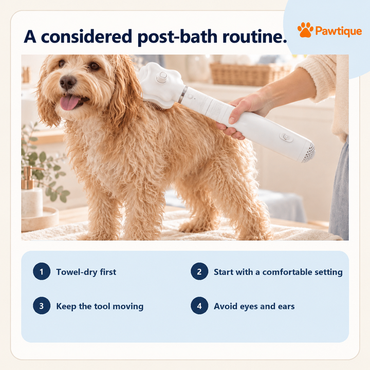 AirGroom grooming-use guidance