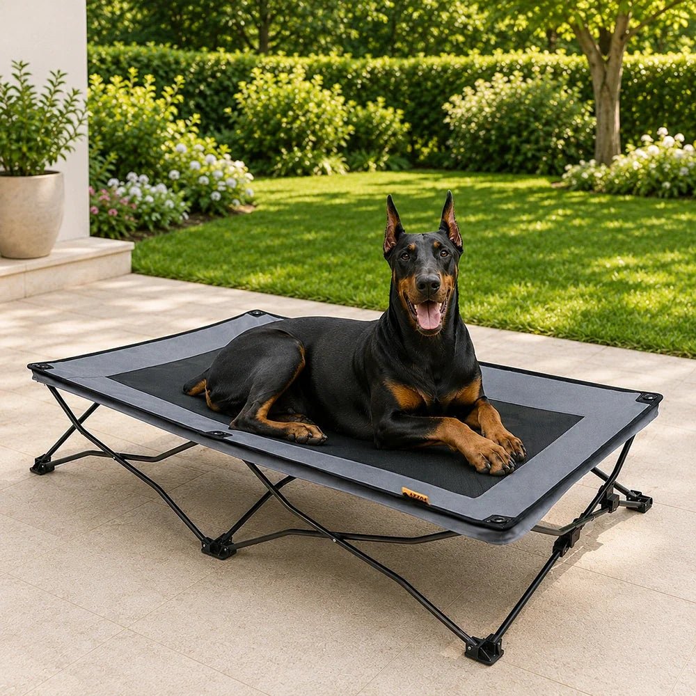 Pawtique AirLift™ Folding Elevated Dog Cot - Pawtique