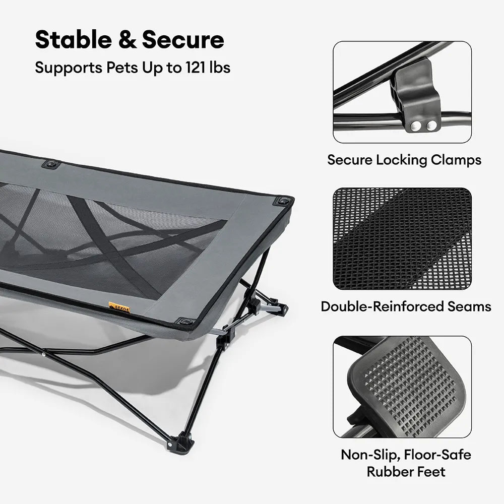 Pawtique AirLift™ Folding Elevated Dog Cot - Pawtique