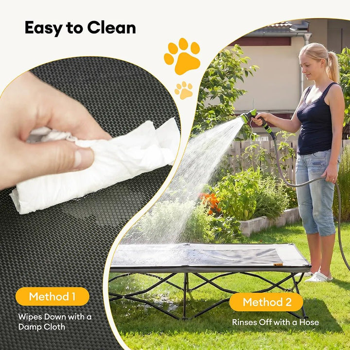 Pawtique AirLift™ Folding Elevated Dog Cot - Pawtique