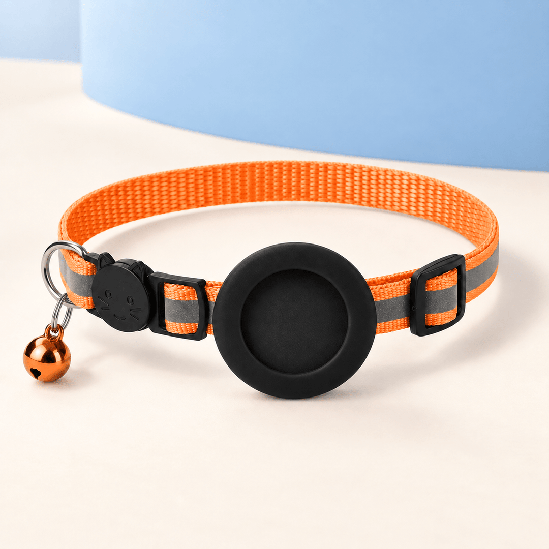 Pawtique AirTag-Compatible Reflective Breakaway Cat Collar - Pawtique