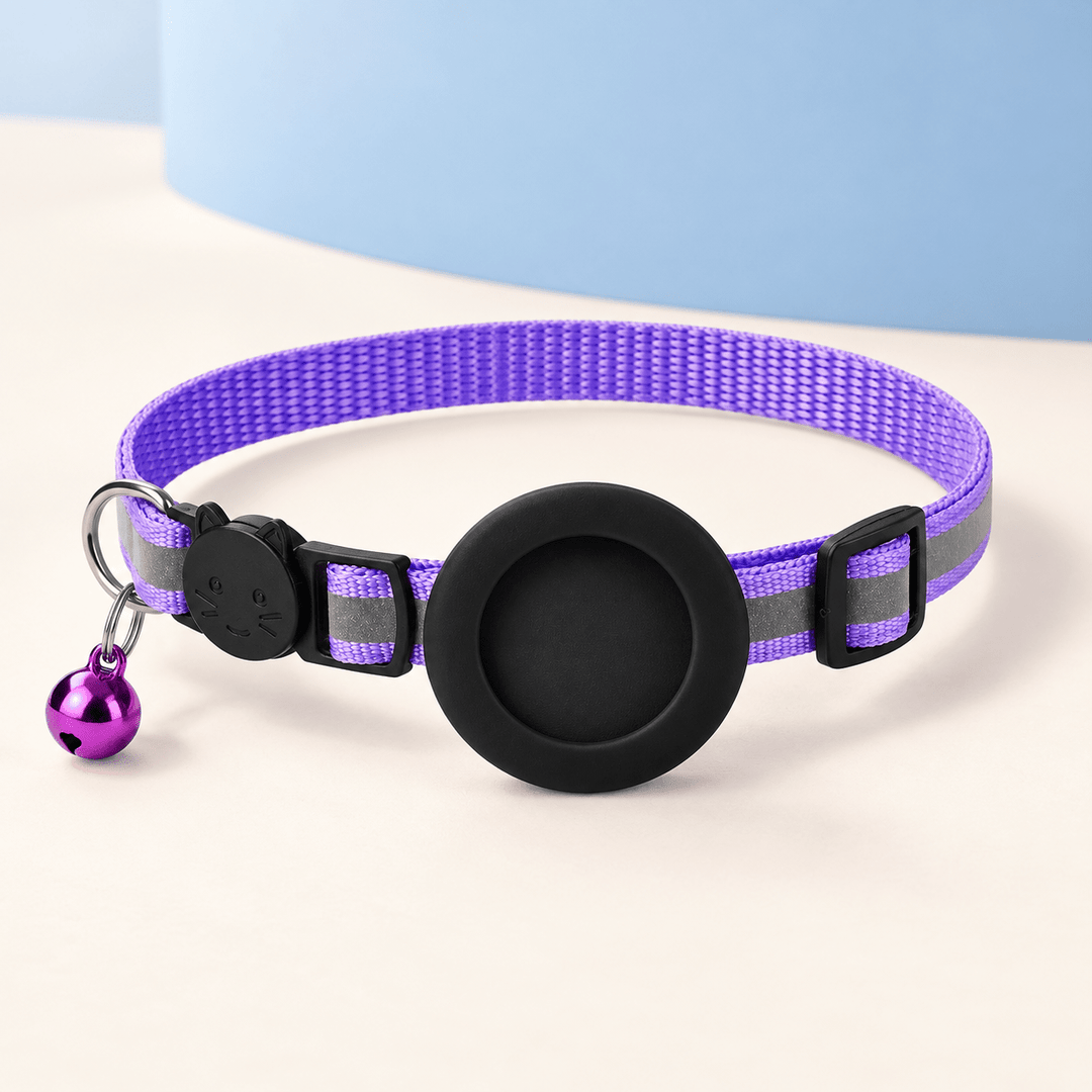Pawtique AirTag-Compatible Reflective Breakaway Cat Collar - Pawtique