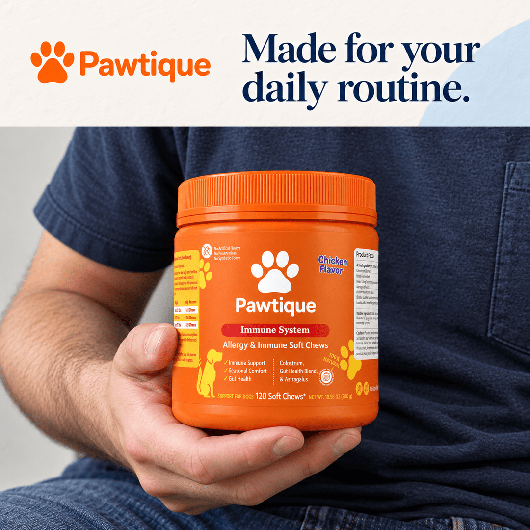 Pawtique Allergy &amp; Immune Soft Chews for Dogs — Chicken, 120 Count - Pawtique