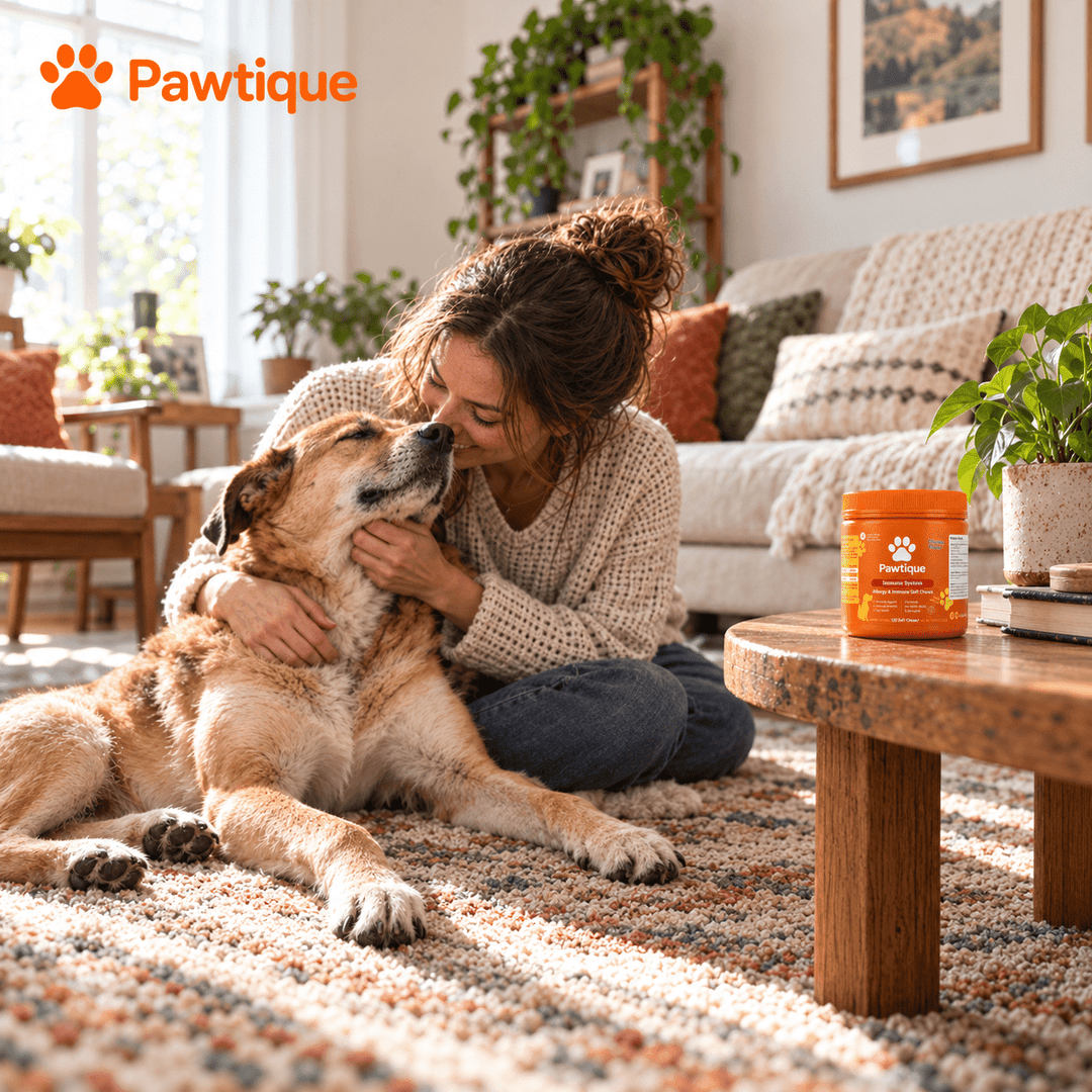 Pawtique Allergy &amp; Immune Soft Chews for Dogs — Chicken, 120 Count - Pawtique