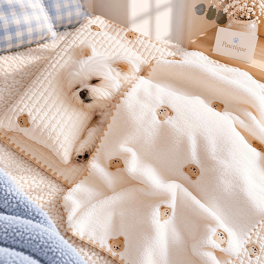 Pawtique BearHug™ 3-Piece Pet Sleep Set - Pawtique