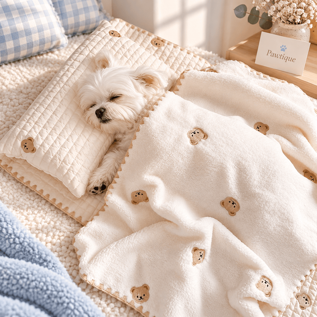 Pawtique BearHug™ 3-Piece Pet Sleep Set - Pawtique