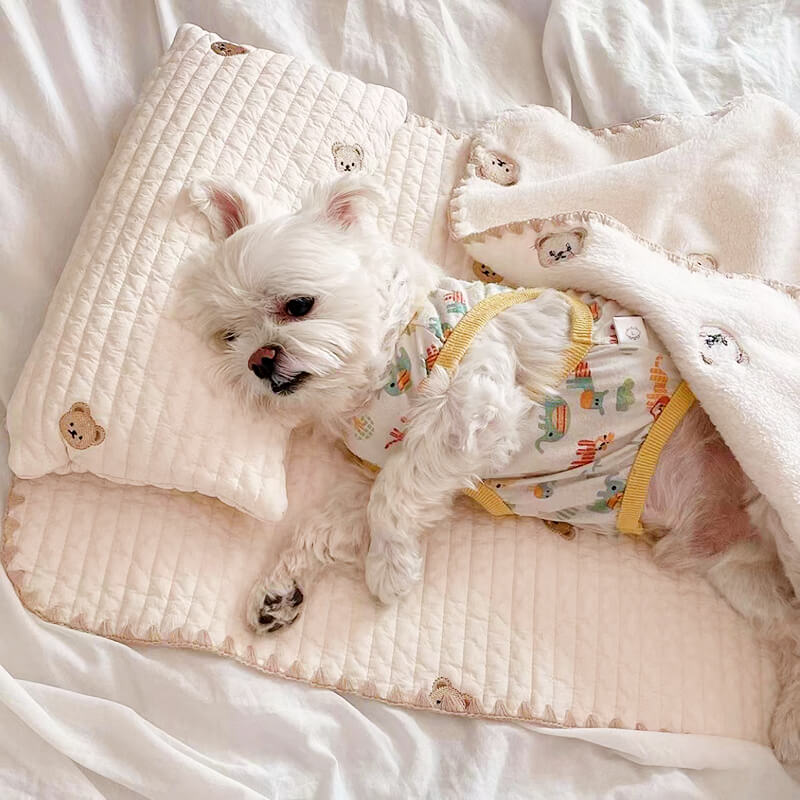 Pawtique BearHug™ 3-Piece Pet Sleep Set - Pawtique
