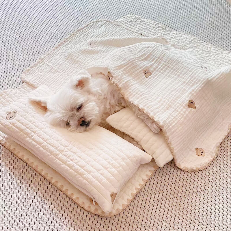 Pawtique BearHug™ 3-Piece Pet Sleep Set - Pawtique