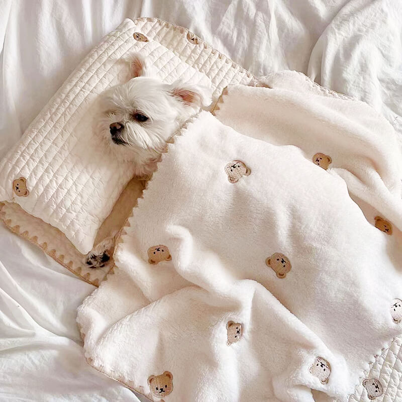 Pawtique BearHug™ 3-Piece Pet Sleep Set - Pawtique