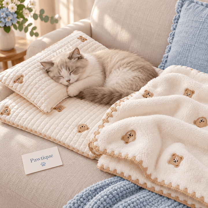 Pawtique BearHug™ 3-Piece Pet Sleep Set - Pawtique