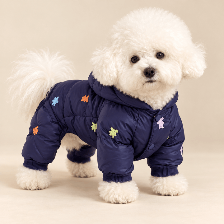 Pawtique Beartrail Hooded Dog Jumpsuit - Pawtique