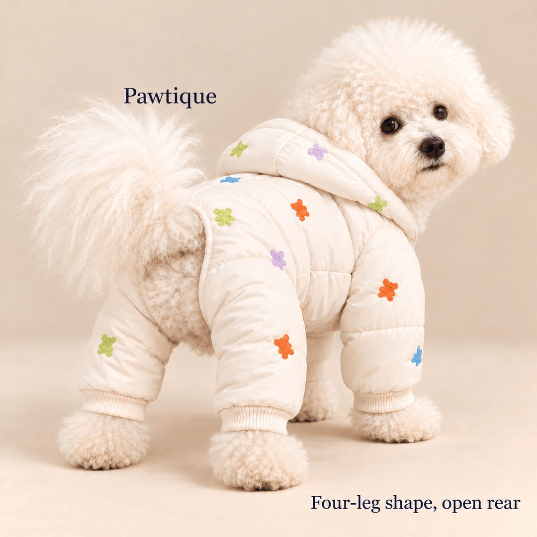 Pawtique Beartrail Hooded Dog Jumpsuit - Pawtique