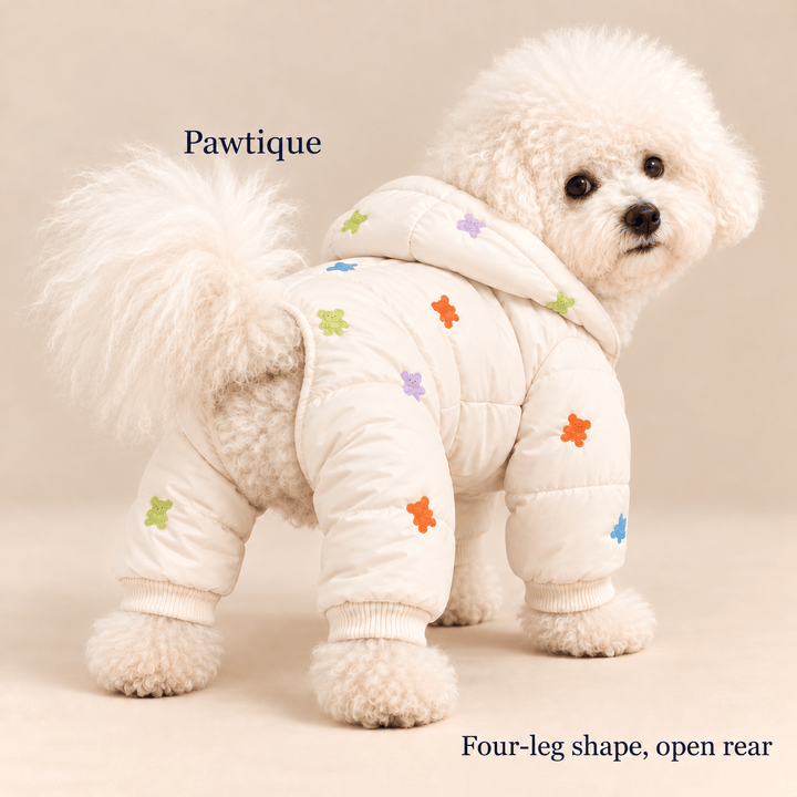 Pawtique Beartrail Hooded Dog Jumpsuit - Pawtique