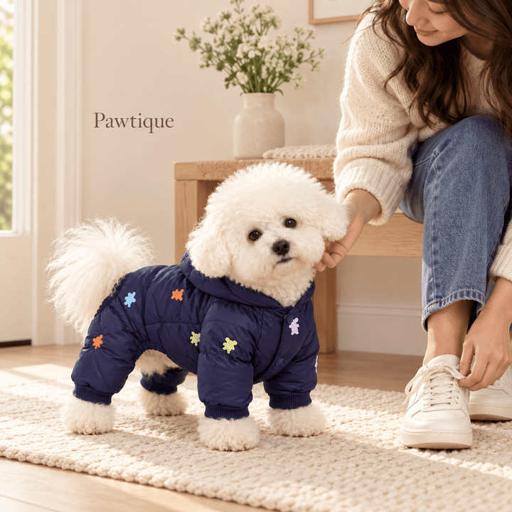 Pawtique Beartrail Hooded Dog Jumpsuit - Pawtique
