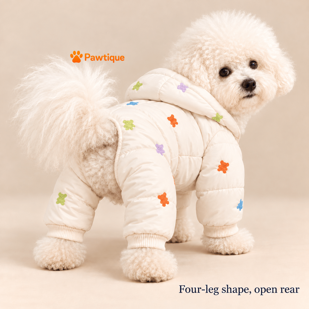 Pawtique Beartrail White rear view