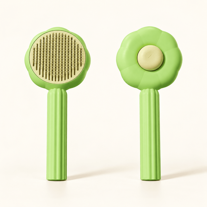 Pawtique BloomBrush™ Self-Cleaning Slicker Brush - Pawtique