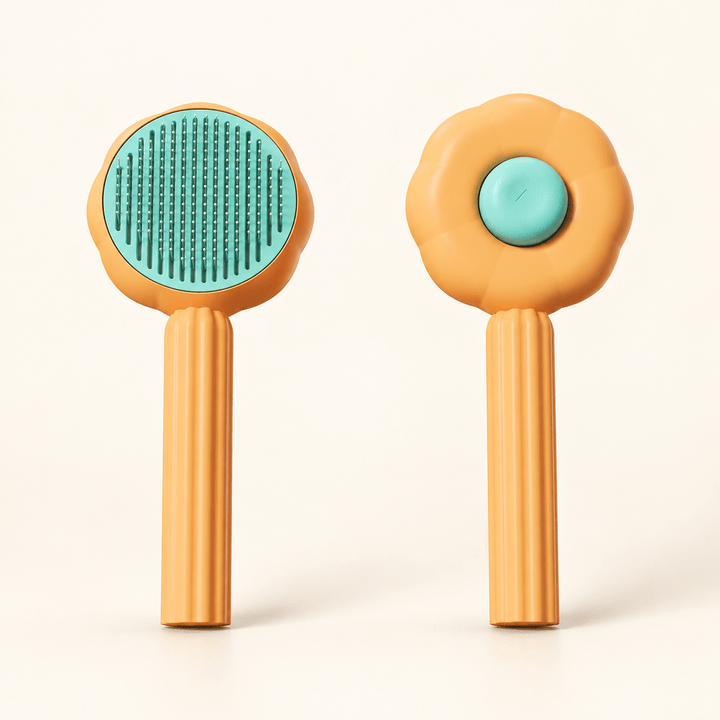 Pawtique BloomBrush™ Self-Cleaning Slicker Brush - Pawtique