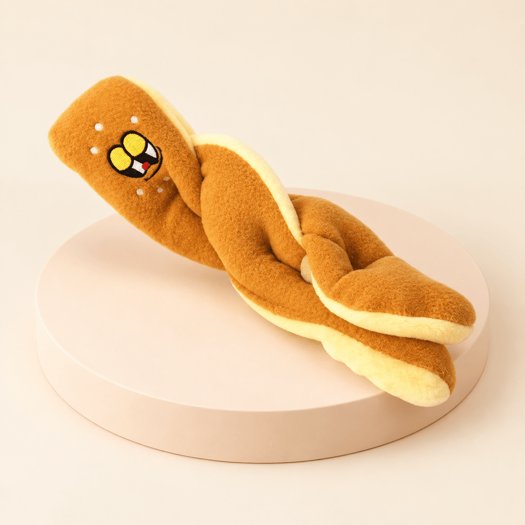 Pawtique BraidBaguette™ Treat-Hiding Plush Dog Toy - Pawtique