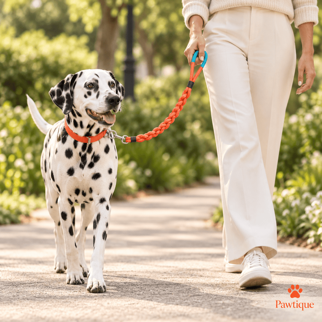 Pawtique BraidWalk™ Short Handmade Rope Dog Leash - Pawtique