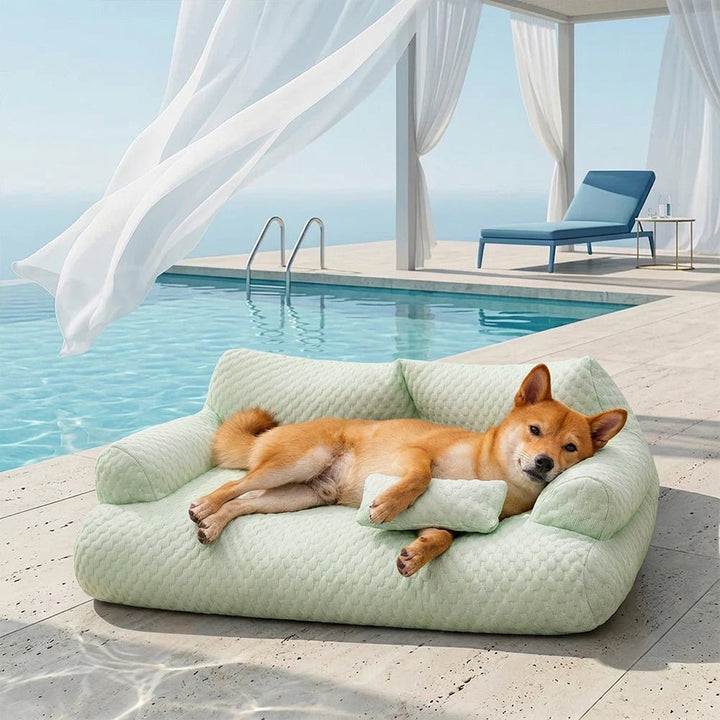 Pawtique BreezeSoft™ Cooling Sofa Pet Bed - Pawtique