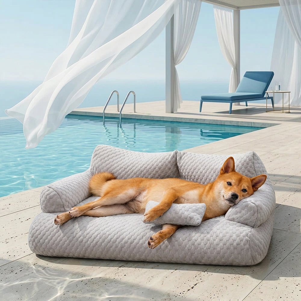 Pawtique BreezeSoft™ Cooling Sofa Pet Bed - Pawtique