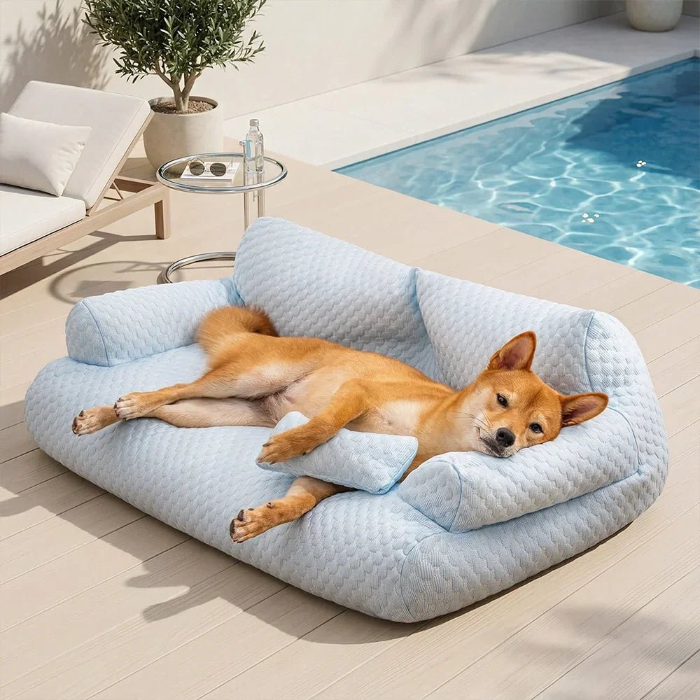 Pawtique BreezeSoft™ Cooling Sofa Pet Bed - Pawtique