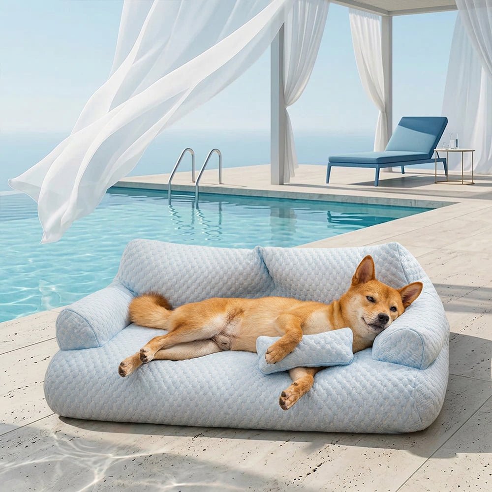 Pawtique BreezeSoft™ Cooling Sofa Pet Bed - Pawtique