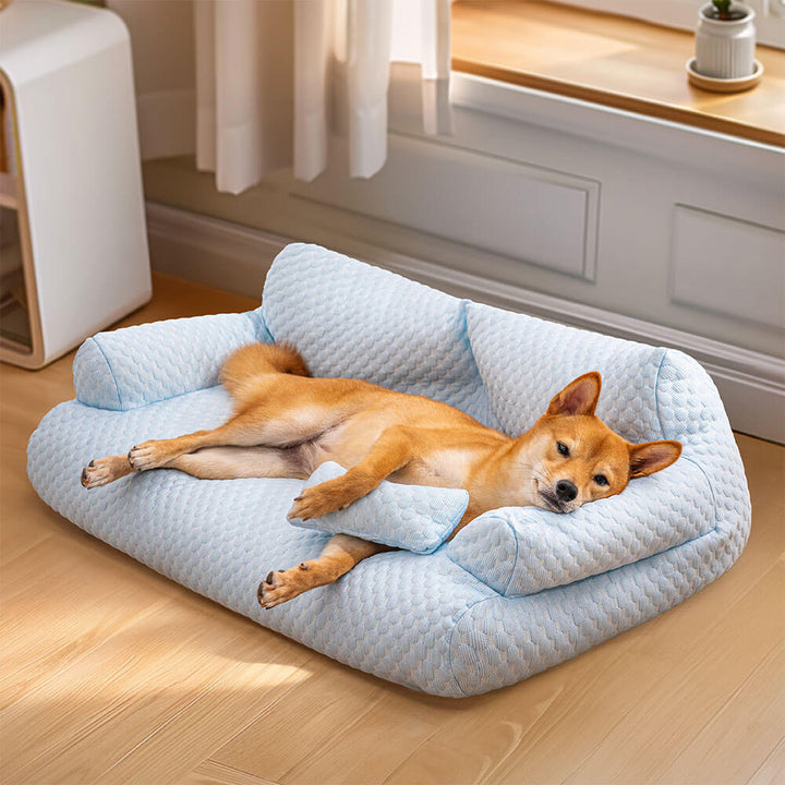 Pawtique BreezeSoft™ Cooling Sofa Pet Bed - Pawtique