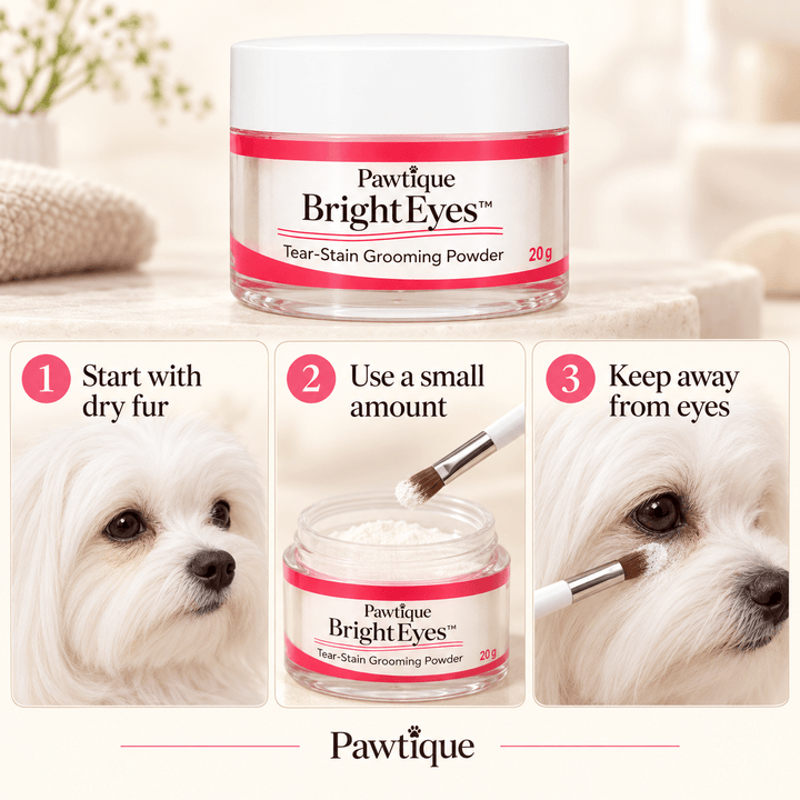 Pawtique BrightEyes™ Tear-Stain Grooming Powder — 20 g - Pawtique
