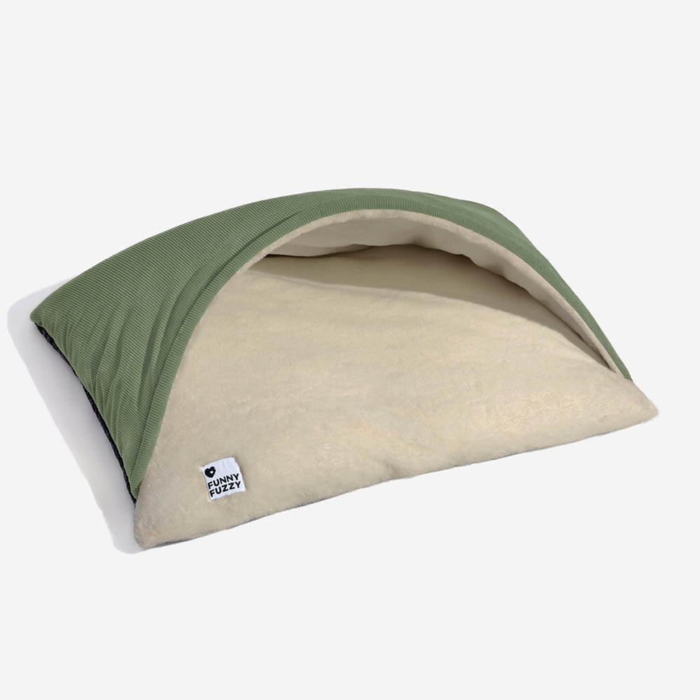 Pawtique BurrowCloud™ Plush Sleeping Bag Dog Bed - Pawtique