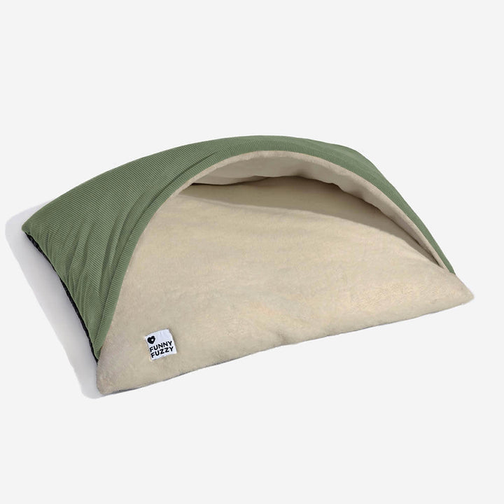 Pawtique BurrowCloud™ Plush Sleeping Bag Dog Bed - Pawtique